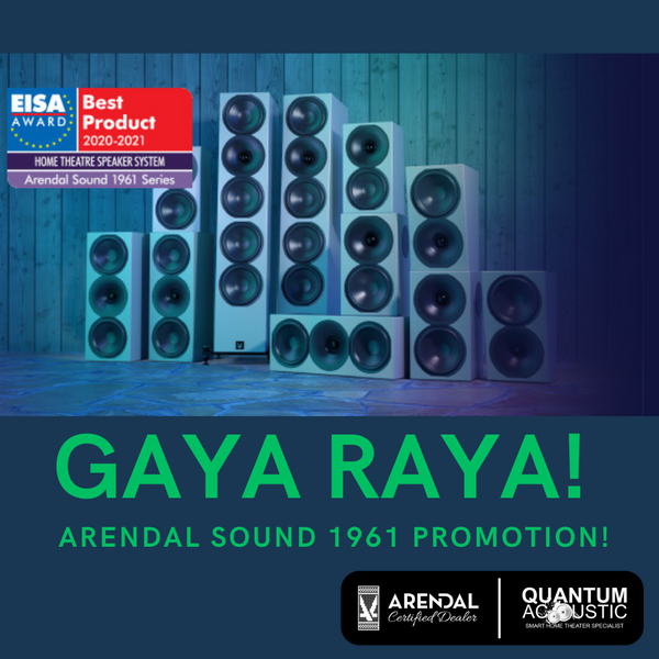 Gaya Raya Super BUNDLE promotion for Arendal Sound 1961 Series!!