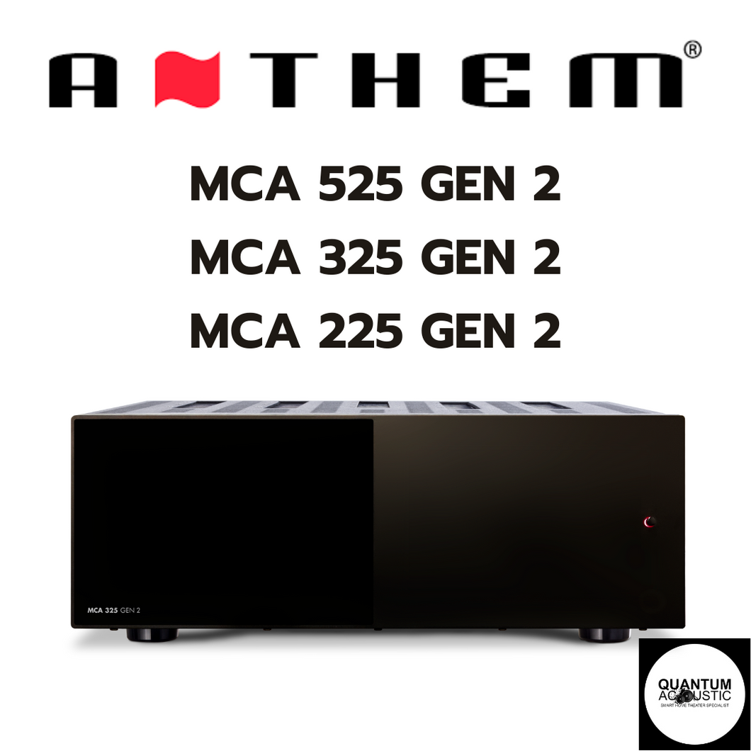 Anthem MCA GEN 2 Power Amplifier (400W @ 4 Ohm) MCA 235 / MCA 325 / MCA 525 [Pre-Order]